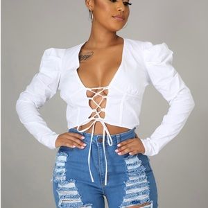 Slay all day crop top